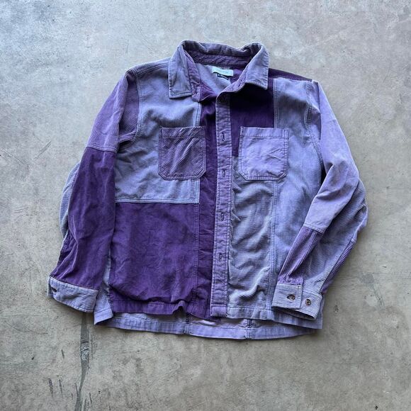 Urban Outfitters Other - Urban Outfitters Purple Patchwork Button Down